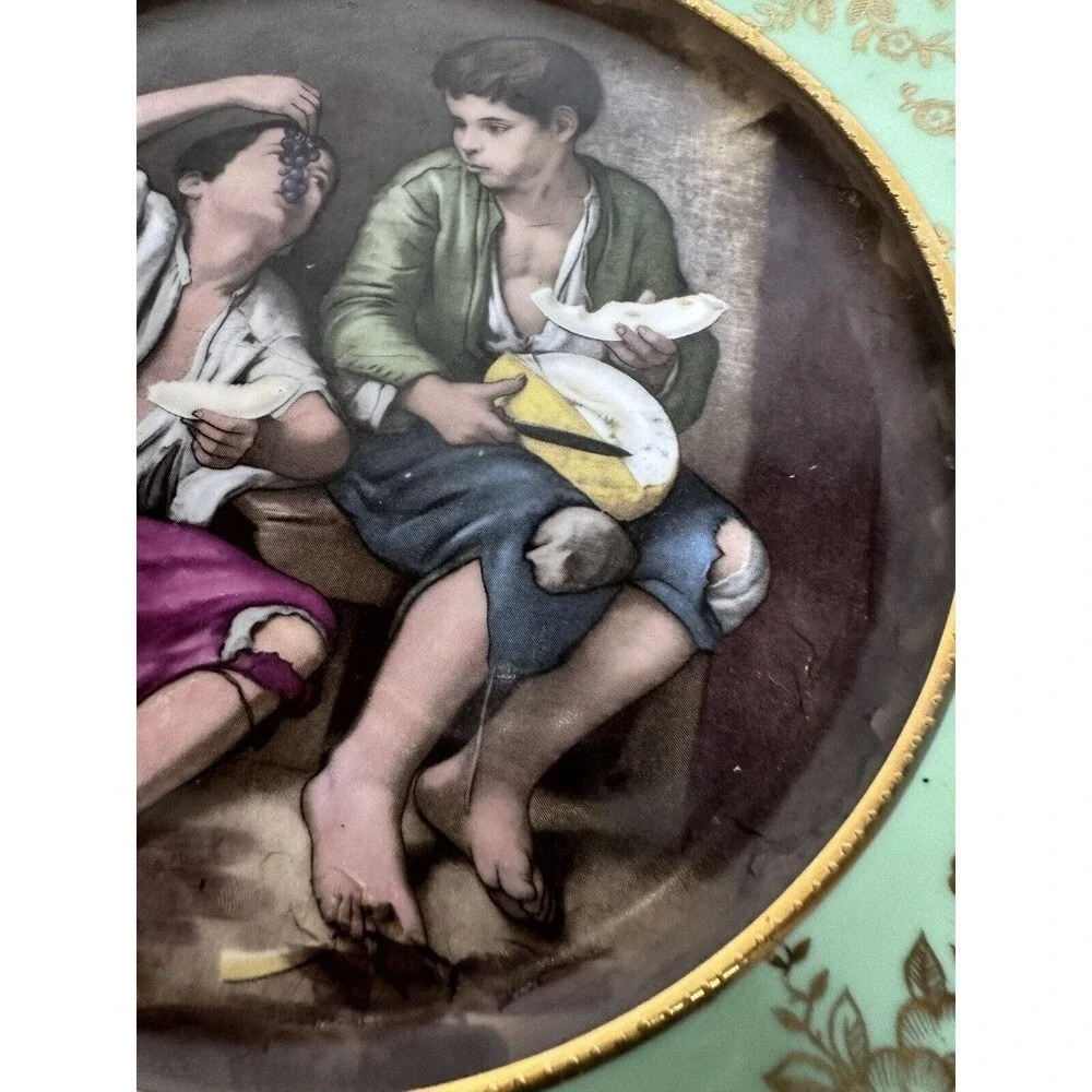 Portrait Plate Bartolomé Esteban Murillo 10 5/8 Inch Bavaria Germany‎